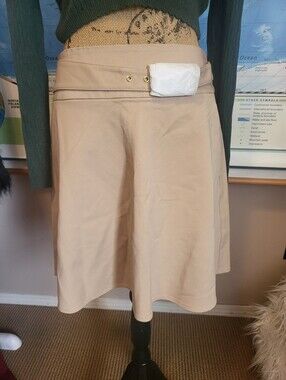 Women's Express Beige A-Line Skirt, Small. *Skirt Only